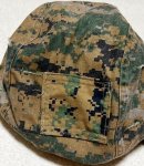 画像5: 希少‼︎米軍海兵隊実物 USMC  LWH ライトウェイトヘルメット　 ウッドランドマーパット・デザート　リバーシブルヘルメットカバー (5)
