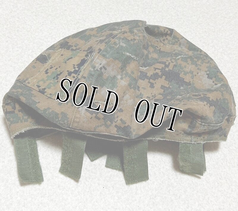 画像4: 希少‼︎米軍海兵隊実物 USMC  LWH ライトウェイトヘルメット  ウッドランドマーパット・デザート リバーシブルヘルメットカバー (4)