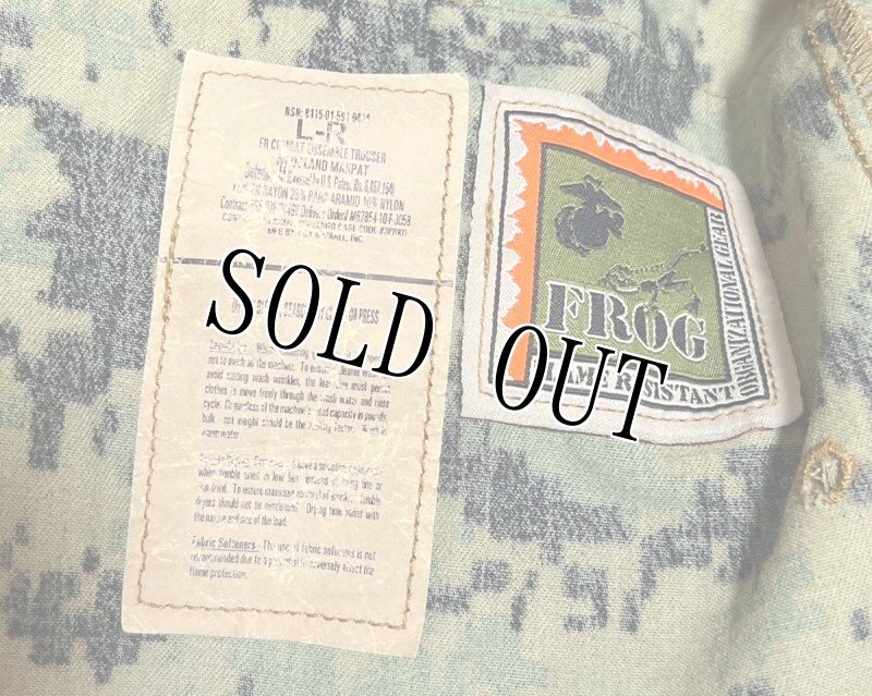 画像3: 米軍実物,FROG ウッドマーパットコンバットパンツ　L-R (3)
