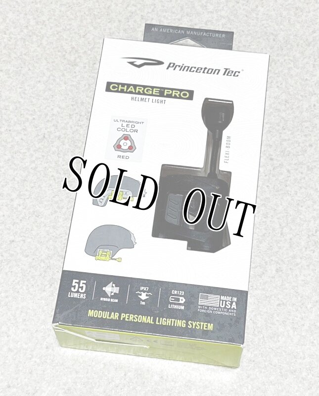画像1: 米軍放出品 PRINCETON CHARGE PRO  ヘルメットライト (1)