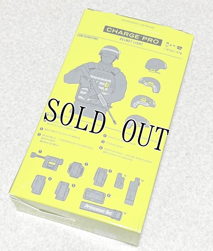 画像3: 米軍放出品 PRINCETON CHARGE PRO  ヘルメットライト (3)