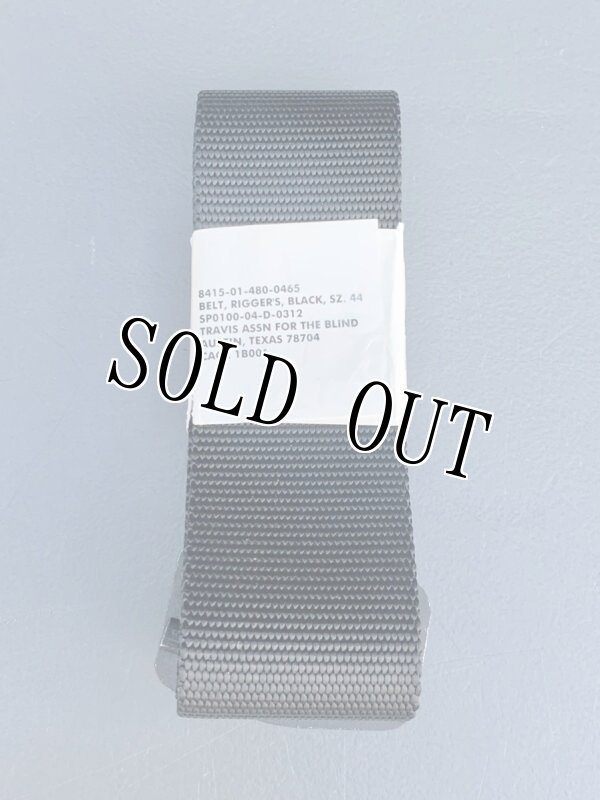 画像3: 米軍実物 US ARMY BLACK RIGGER'S BELT NSN: 8415-01-480-0465 SIZE 44  (3)