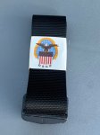 画像1: 米軍実物 US ARMY BLACK RIGGER'S BELT NSN: 8415-01-480-0465 SIZE 44  (1)