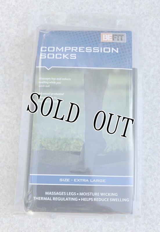 画像1: 米軍放出品 BE FIT COMPRESSION SOCKs XL (1)