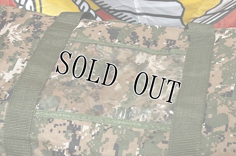 画像5: 米軍放出品 USMC ピクセルボストンバッグ (5)