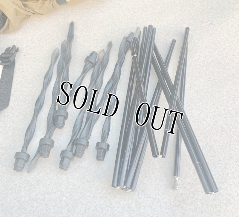 画像17: 海兵隊実物 ポップアップ テント コヨーテ 蚊帳 フライ セット　 (17)