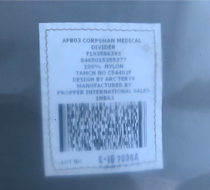 画像18: 米軍実物 CORPSMAN アサルトパック ARC'TERYX (18)