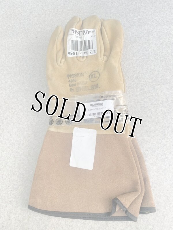 画像3: 米軍放出品 Welding Gloves: Wing Thumb, Pigskin XL (3)