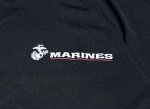 画像3: 海兵隊実物　USMC オフィシャル Tシャツ　MEDIUM　BLACK (3)