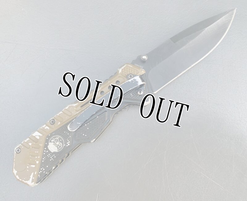 画像3: 海兵隊放出品 Smith&Wesson   フォールディングナイフ タント ライナーロック (3)