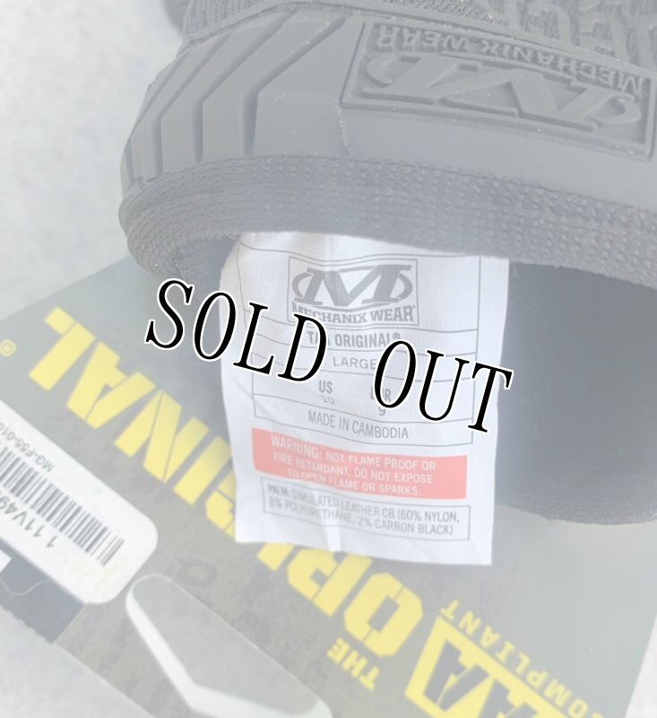 画像7: 米軍放出品 メカニクス MECHANIX オリジナルグローブ LARGE (7)