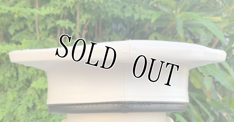 画像3: 米軍実物 US MARINE ドレス キャップ/バッグセット　 7 1/8 (3)