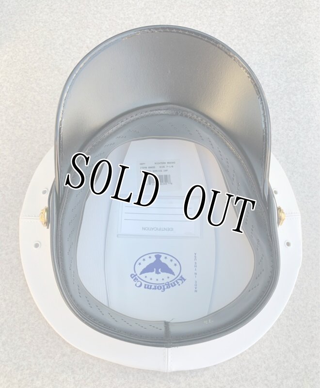 画像8: 米軍実物 US MARINE ドレス キャップ/バッグセット　 7 1/8 (8)