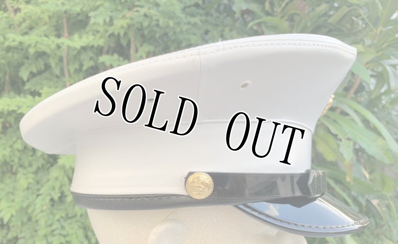 画像4: 米軍実物 US MARINE ドレス キャップ/バッグセット　 7 1/8 (4)