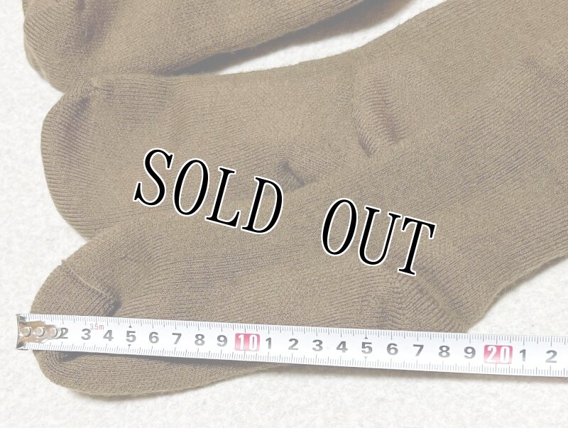 画像2: 海兵隊実物 ブーツ ソックス 2P コヨーテ SMALL (2)