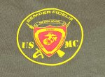 画像2: 米軍放出品　USMC  WOBC Tシャツ　LARGE (2)