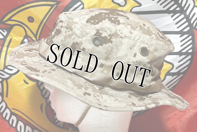 画像3: 米軍実物 デザートマーパットブーニーハット X LARGE (3)