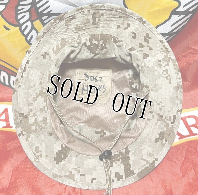 画像5: 米軍実物 デザートマーパットブーニーハット X LARGE (5)