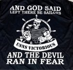 画像2: 米軍放出品　USNS VICTORIOUS　Tシャツ　 (2)