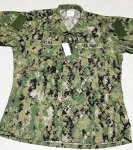 画像6: 米軍実物,US NAVY,　AOR2　NUW　迷彩ジャケット/パンツセット　TYPEIII　MEDIUM-REGULAR (6)