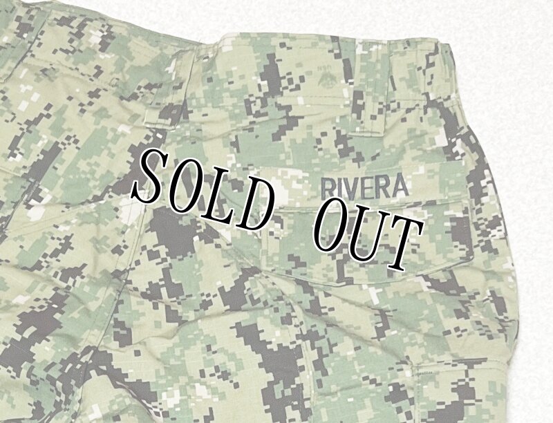 画像4: 米軍実物,US NAVY,　AOR2　NUW　迷彩ジャケット/パンツセット　TYPEIII　MEDIUM-REGULAR (4)