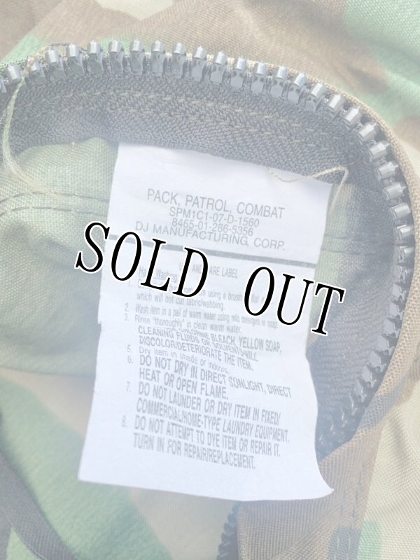 画像7: 米軍実物 ウッドランド MOLLE パトロールパック バックパック (7)