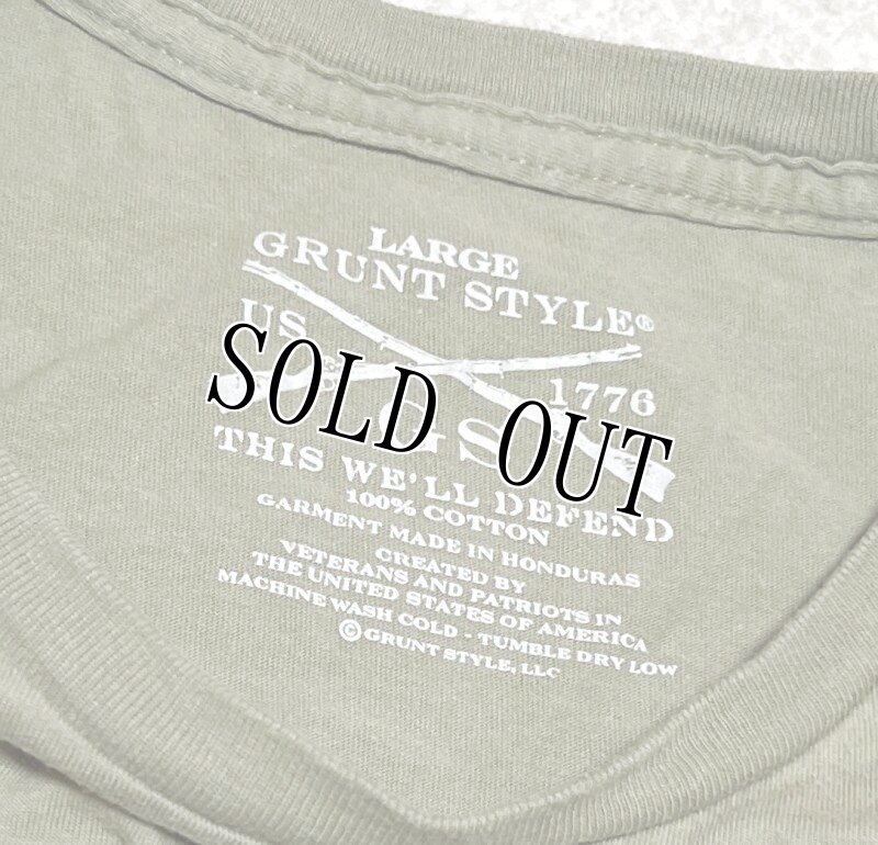 画像4: 米軍放出品 GRUNT STYLE  Tシャツ LARGE (4)