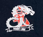 画像2: 米軍放出品 VMM-265　Tシャツ　X LARGE (2)