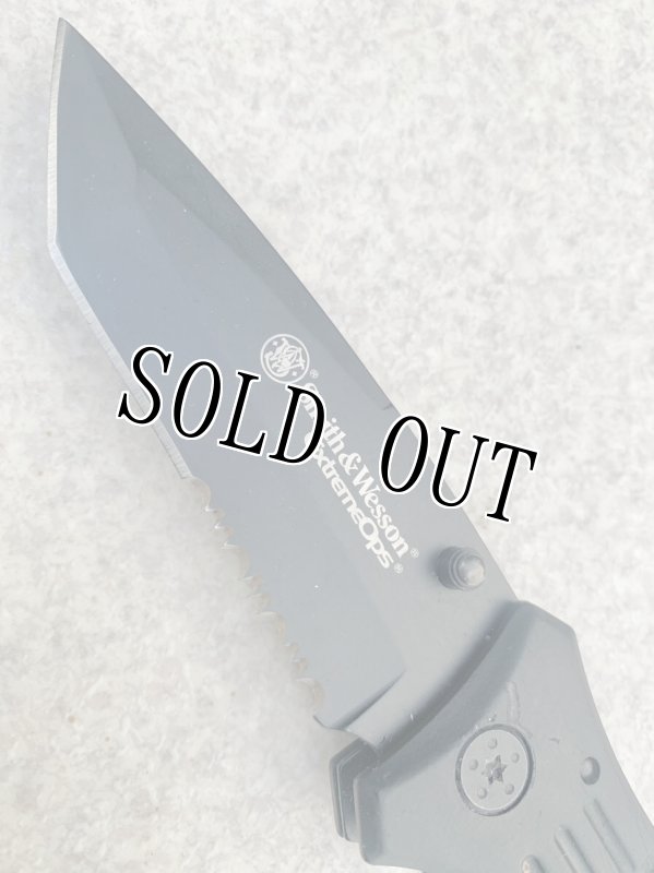 画像2: 海兵隊放出品 Smith&Wesson   フォールディング レスキュー ナイフ (2)