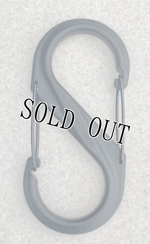 画像2: 米軍放出品 NITEIZE(ナイトアイズ) エスビナープラスチック #8 ブラック 廃盤品 (2)