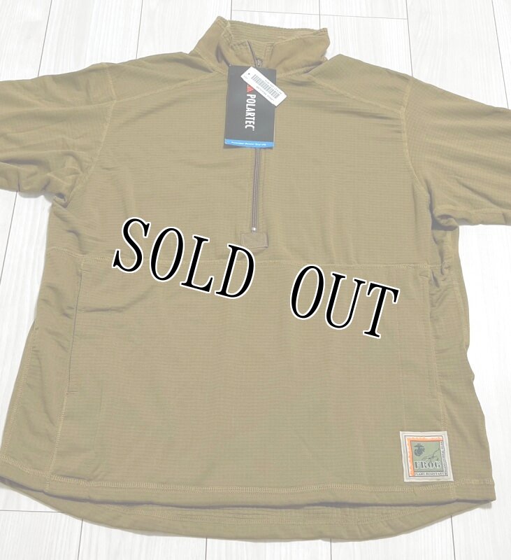 画像3: 海兵隊実物 FROG USMC ポーラテックフリース　コヨーテ　L-REGULAR (3)