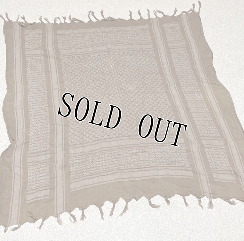 画像2: 米軍放出品  アフガンストール ターバン スカーフ TAN (2)