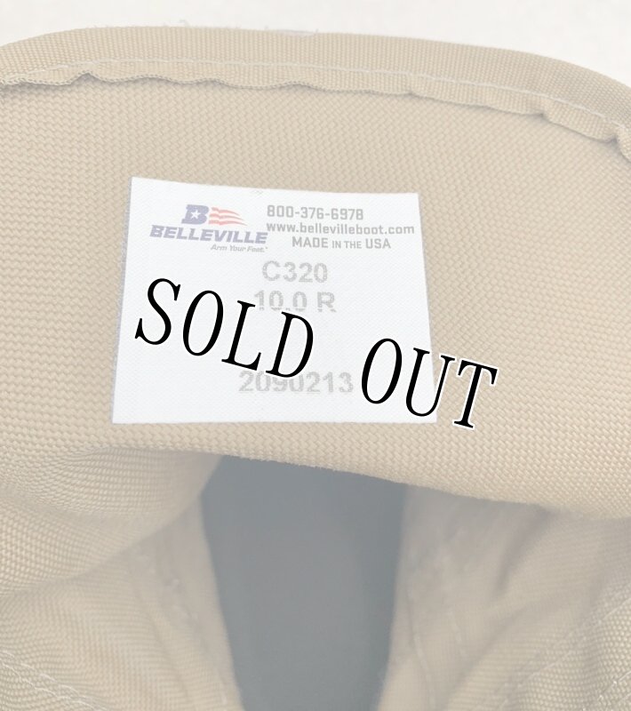 画像10: 米陸軍実物 新型 BELLEVILLE 320 XERO   ウルトラ ライト アサルト ブーツ  10R (10)