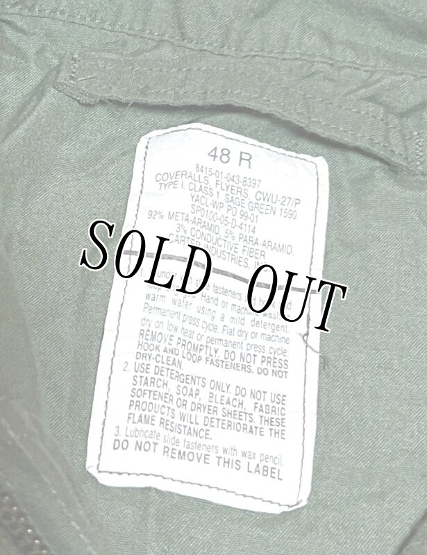 画像6: 米軍実物 CWU27/P フライトスーツ 48R   (6)