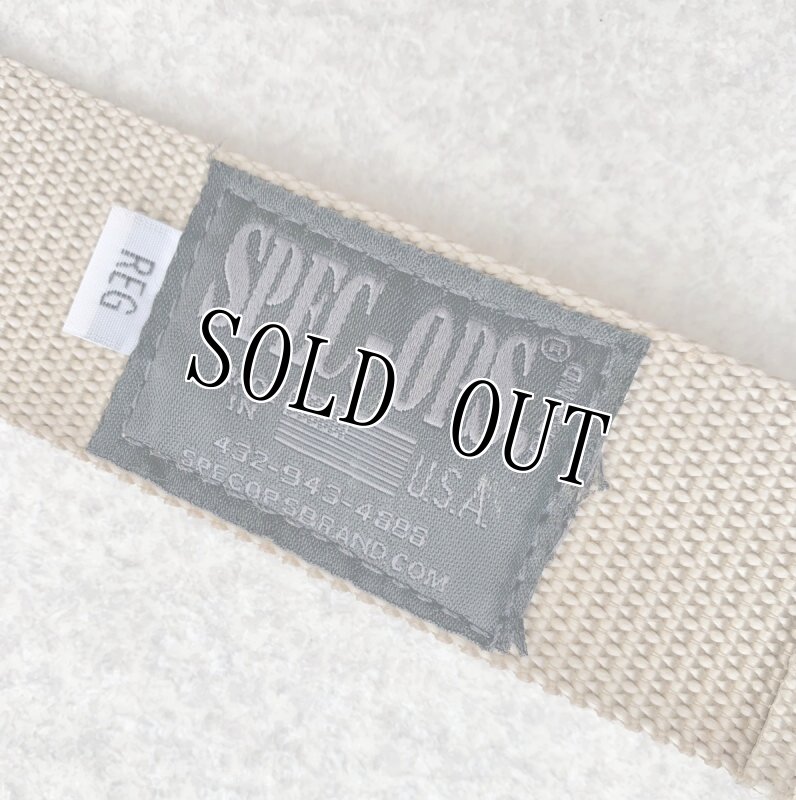 画像6: 米軍放出品 SPEC-OPS  BETTER BDU ナイロン ウェブベルト タン  (6)