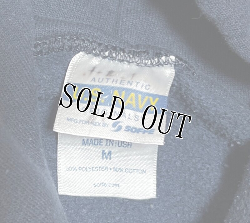 画像5: 米軍放出品 US NAVY スウェットパーカー MEDIUM (5)