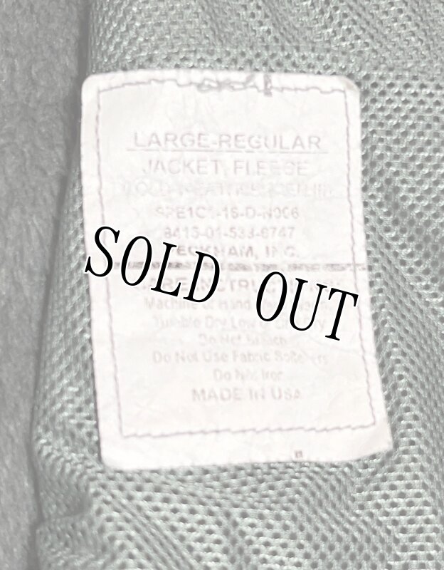 画像4: 米軍実物 JACKET,FLEECE COLD WEATHER(GENIII)  ポーラテックフリースジャケット L-R (4)