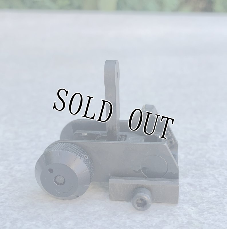 画像5: 米軍実物 MATECH M4 M16 BUIS フリップアップ リアサイト (5)