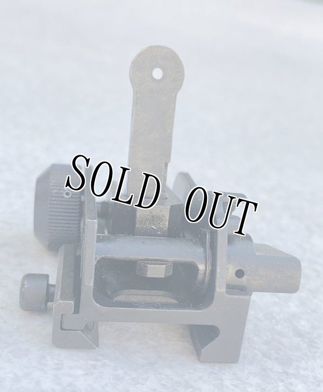 画像3: 米軍実物 MATECH M4 M16 BUIS フリップアップ リアサイト (3)