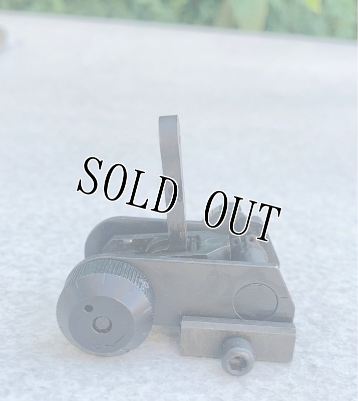 画像2: 米軍実物 MATECH M4 M16 BUIS フリップアップ リアサイト (2)