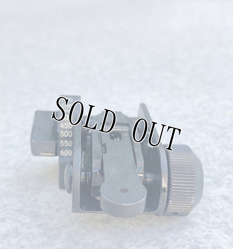 画像6: 米軍実物 MATECH M4 M16 BUIS フリップアップ リアサイト (6)