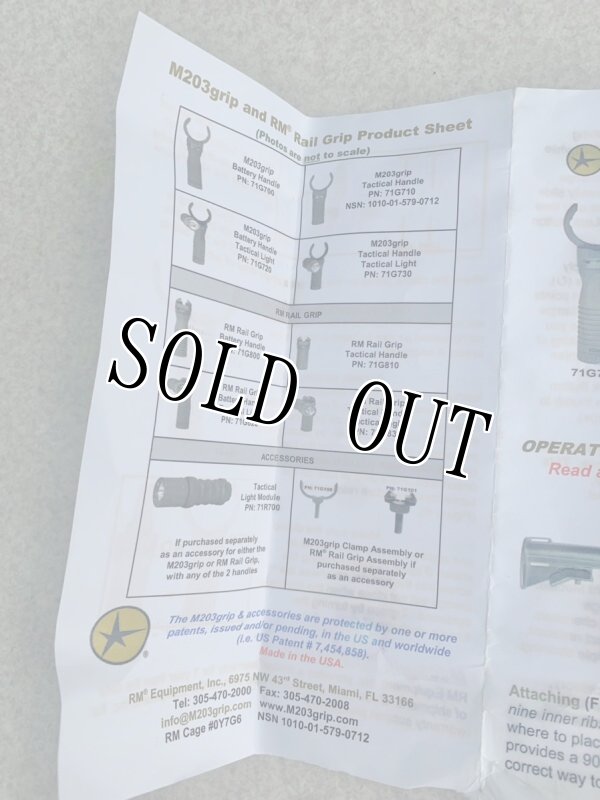 画像15: 米軍実物  M203 用 フォアグリップ AOR DEVGRU SEAL M4  MARSOC RM EQUIPMENT 40mm (15)