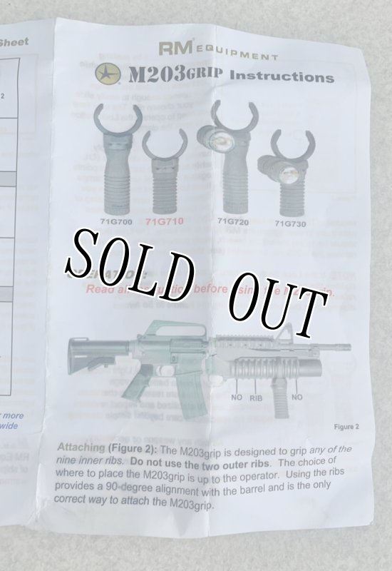 画像14: 米軍実物  M203 用 フォアグリップ AOR DEVGRU SEAL M4  MARSOC RM EQUIPMENT 40mm (14)