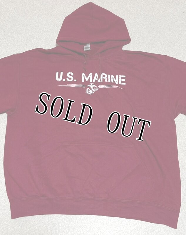 画像2: 米軍放出品 US MARINE スウェットパーカー X LARGE (2)