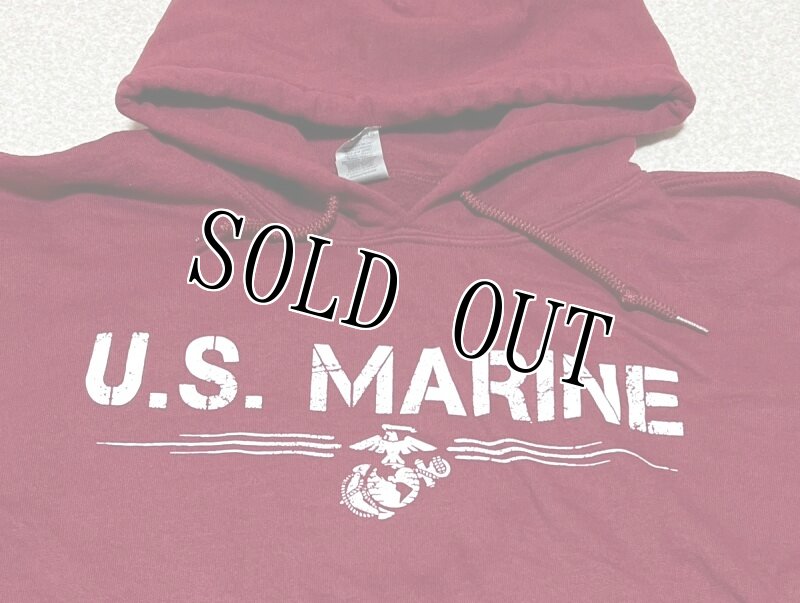 画像3: 米軍放出品 US MARINE スウェットパーカー X LARGE (3)