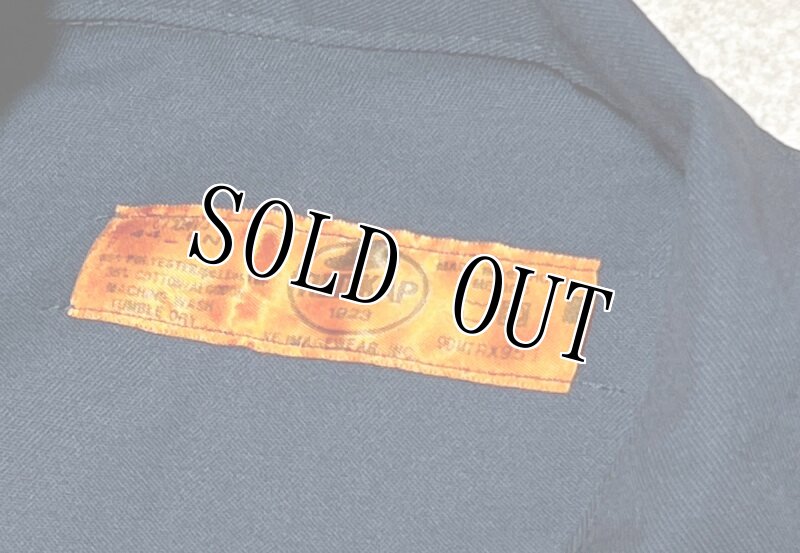 画像4: 米軍実物 RED KAP　カバーオール　紺　44LONG (4)