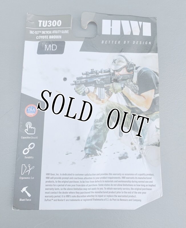 画像2: 米軍放出品 HWI TAC-TEX タクティカルユーティリティグローブ TU300 MEDIUM (2)