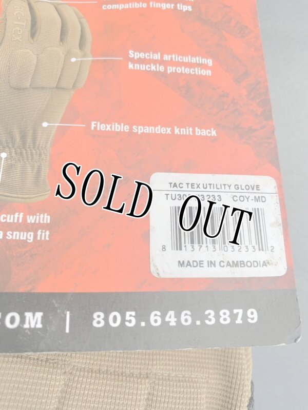 画像5: 米軍放出品 HWI TAC-TEX タクティカルユーティリティグローブ TU300 MEDIUM (5)