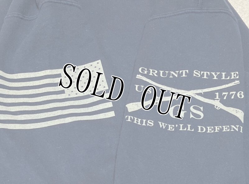 画像3: 米軍放出品 GRUNT STYLE スウェットパーカー X LARGE (3)