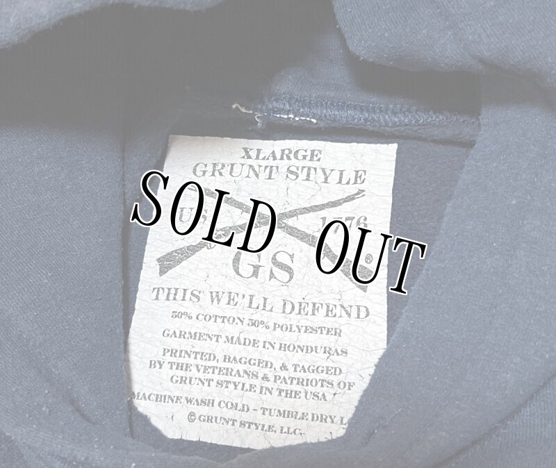 画像6: 米軍放出品 GRUNT STYLE スウェットパーカー X LARGE (6)